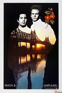 Simon and Garfunkel Poster 2001 Columbia Recording Promotion - Picture 1 of 1