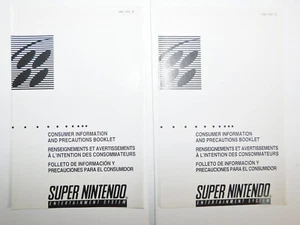 2 SNES - VERBRAUCHERINFORMATION UND VORSICHTSMASSNAHMEN BOOKLET BEILAGEN - SNS-USA - 3 - Bild 1 von 2