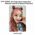 Stayc 4Th Single Album Teddy Bear Makestar Special Kit Benefit Photocard Kpop