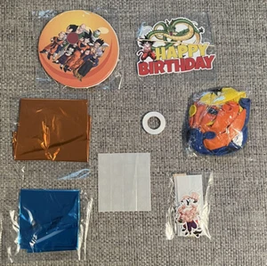 Dragon Ball Z Suministros de Fiesta Decoraciones de Cumpleaños DE COLECCIÓN RETRO Nuevo Antiguo Stock - Imagen 1 de 20