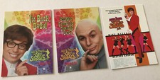 1999 Austin Powers The Spy Who Shagged Movie Poster Card SET MP1-3