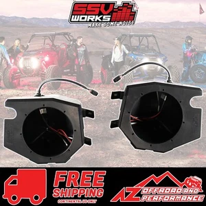 SSV Works Front Speaker Pods - Unloaded Pair for 2016-2021 Polaris RZR XP Turbo - Picture 1 of 4