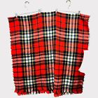 Old Navy Western Plaid Blanket Scarf Red Blue Green Yellow Shawl Wrap Picnic