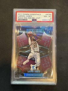 2017 Lebron James Panini Essentials Rock the Rim Rookie SSP
