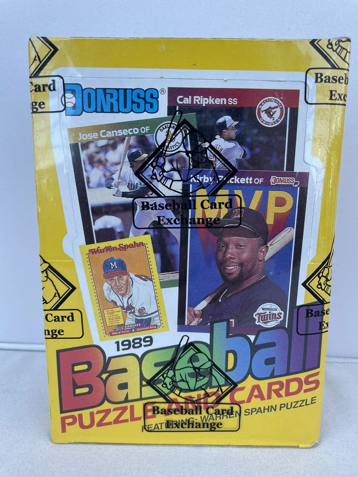 1989 Donruss BBCE Authenticated Box - Possible Ken Griffey, Randy Johnson - Image 1 of 4