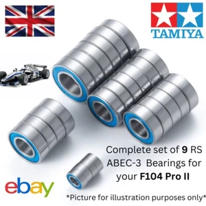 Tamiya F104 Pro II Complete Bearing Kit - Picture 1 of 1