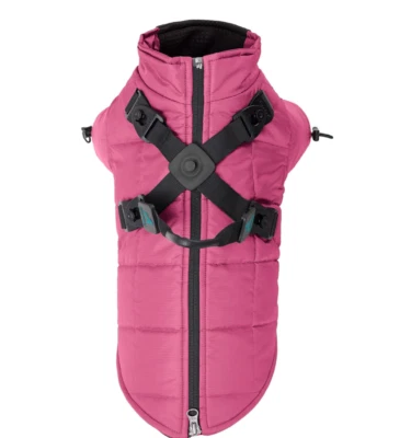 Gooby Chaleco Puffer Chaqueta para Perro - Rosa Frambuesa, 3X-Grande - Cremallera Ultra Delgada Foto 1 de 4