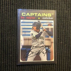 2020 TOPPS HERITAGE MINOR #13 BO NAYLOR *FLIP STOCK*  CAPTAINS