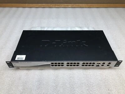 D-link DES-1210-28 Rack-Mount 28-Port 2xSFP Ethernet Network Web Smart Switch - Image 1 of 4
