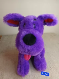 Purple Dog Catnip Toy 11" Inc Plush Stuffed Animal Toy - Picture 1 of 4