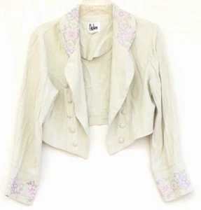 Women's Cropped Open Blazer Jacket R.J & Company - Picture 1 of 8