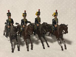 Britains Cavalry 4 pc. Set Lead Soldiers Mounted J-72