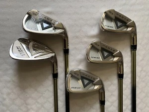 Brand New PRGR ID nabla RED Iron Set 6-PW 5pc Graphite PRGR M-37 Regular Flex a - Picture 1 of 12