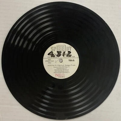 SOUND EFFECTS 78 - Auto No. 9 / Auto No. 10 - Speedy Sound Effects 7804 #31 - Image 1 of 2