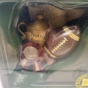 RUSS Classic Memories Vintage Sports Christmas Ornament Football #1 Go Team - Picture 1 of 6