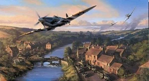TRUDGIAN Normandy Breakout Spitfire Día D Invasión 75th Anniv & ROBERT TAYLOR - Imagen 1 de 2