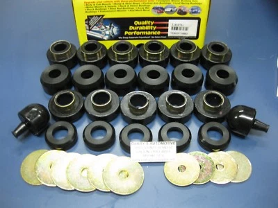 Juego de kit de marco de cojín de buje de montaje de cabina para carrocería 97-06 Jeep Wrangler TJ LJ 24107 Foto 1 de 2