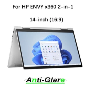 2X Anti Glare Screen Protector For HP Envy x360 2-in-1 Laptop 14t-es000 14.6" - Picture 1 of 16