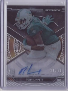 2015 Topps Strata Autograph Black #SATLI Tony Lippett 31/50 Auto - Flat S/H - Picture 1 of 1