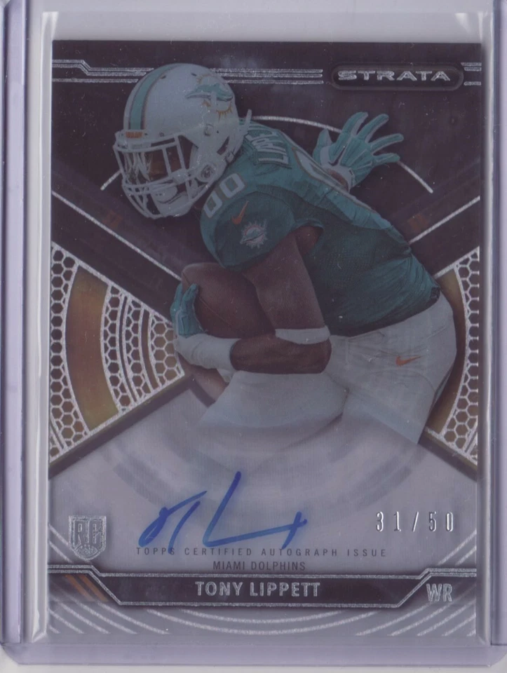 2015 Topps Strata Autograph Black #SATLI Tony Lippett 31/50 Auto - Flat S/H - Image 1 of 1