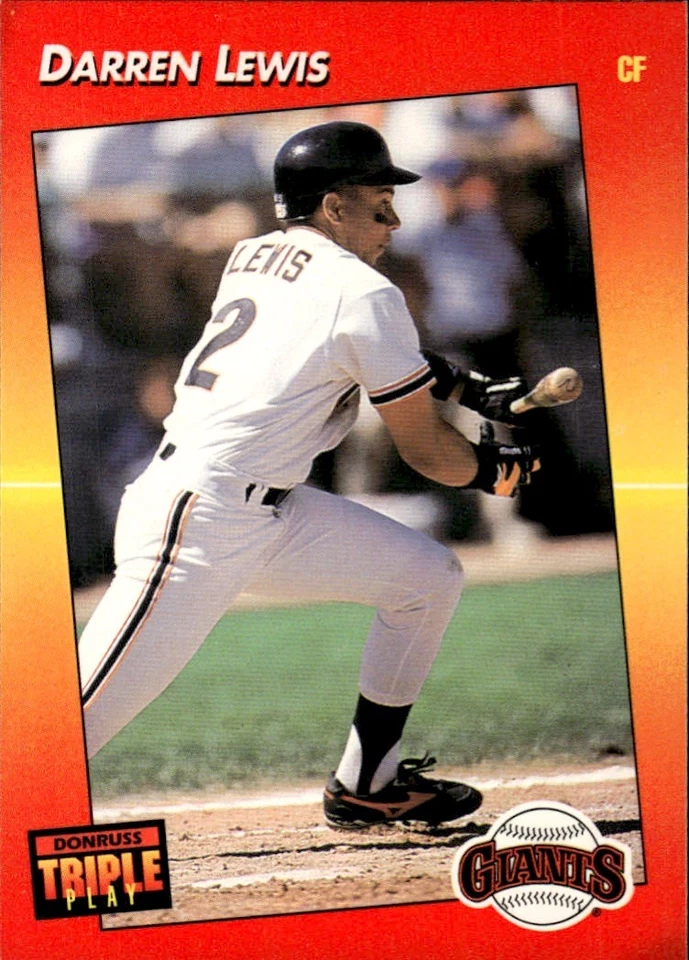 1992 Triple Play #111 Darren Lewis [GOATCARDS] - Image 1 of 2