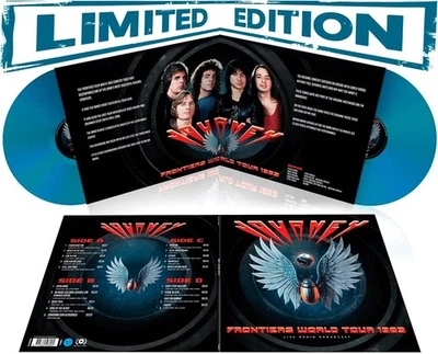 Journey - Frontiers World Tour '83 2LP Blue Vinyl Record - Limited Edition
