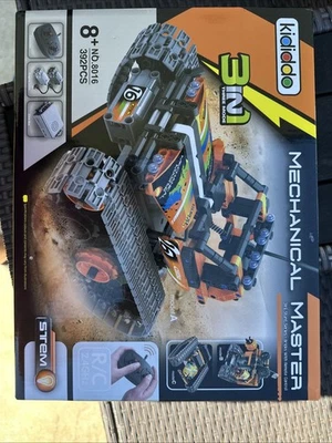 Kididdo R/C Mechanical Master 3in1 STEM Robot Building Toy 392 pcs Age 8+ 8016 - Image 1 of 4
