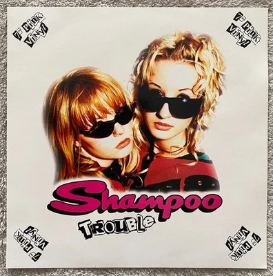 Shampoo ‎– Trouble  7in Pink Vinyl Record - Image 1 of 4