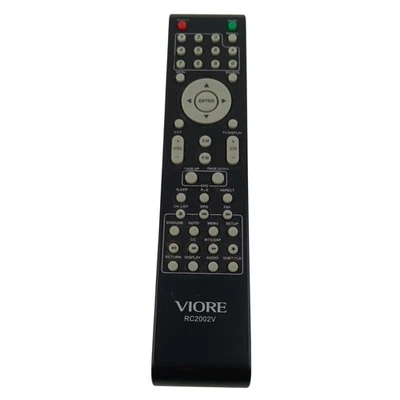 Mando a distancia Viore RC2002V negro de repuesto controlador de TV probado sin baterías Foto 1 de 4