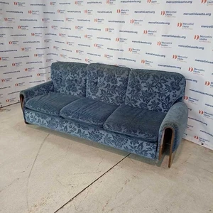 Divano Letto Vintage Stile Fernando Buzzi Legno Curvato Design Anni 90 Italia - Foto 1 di 5