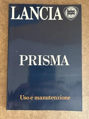 LIBRETTO MANUALE USO E MANUTENZIONE LANCIA PRISMA 3^ Ed 1985 - Immagine 1 di 3