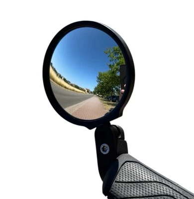 2x Konvexe Weitwinkel-Fahrradspiegel li. & re. Rückspiegel E-Bike, MTB, Scooter - Bild 1 von 4
