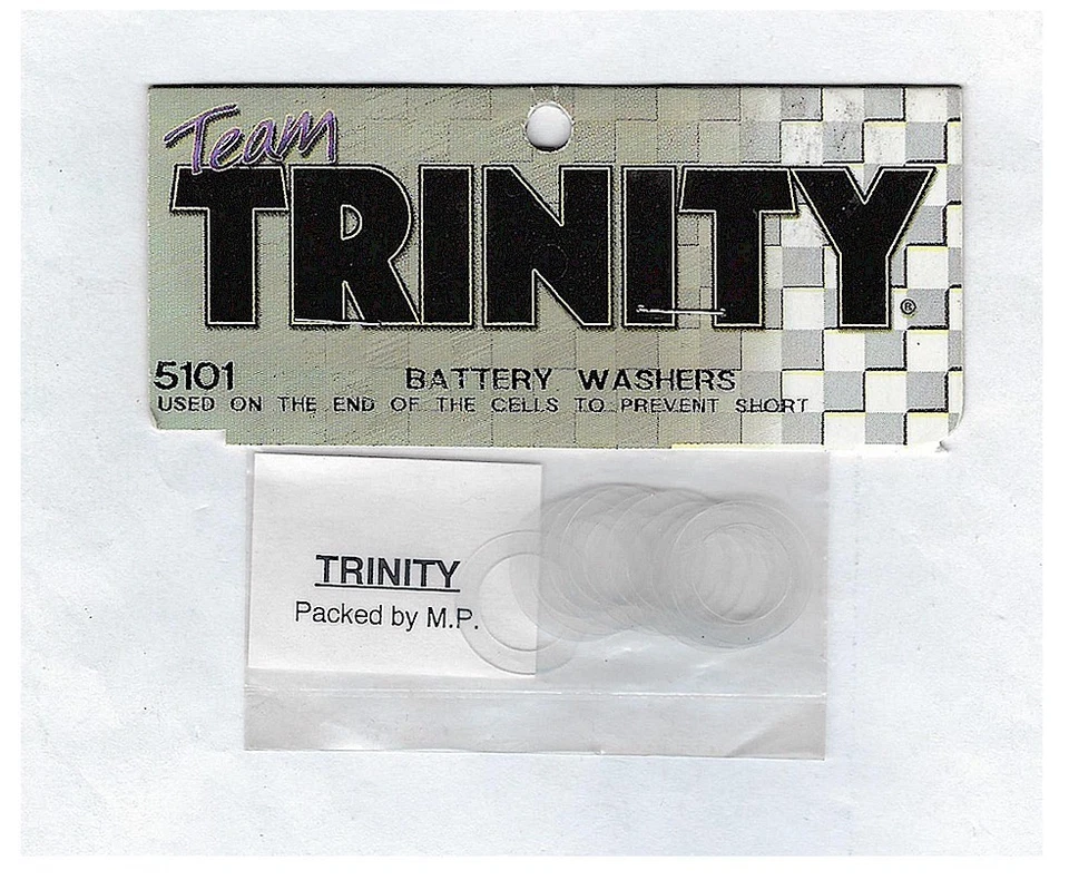 Vintage RC Car Buggy Truck Pan Car Trinity 5101 Battery Washers to Prevent Short - Image 1 of 1