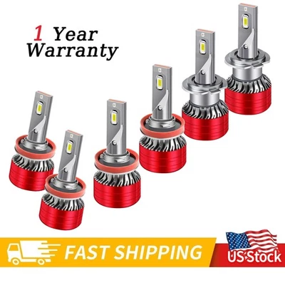 Kit de faros antiniebla de haz alto bajo 6000K LED para Lincoln MKZ 2007-2012 Foto 1 de 4