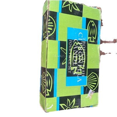 Vintage Tropical Fish Citronella Candles - Image 1 of 4