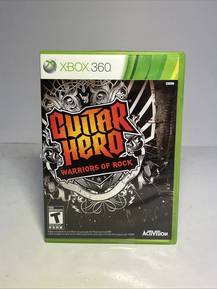 Guitar Hero: Warriors of Rock (Xbox 360) COMPLETO LEER arte dañado Foto 1 de 4
