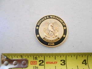RARE DONALD E WILLIAMS IV DECKPLATE NASA USN US NAVY MILITARY CHALLENGE COIN - Picture 1 of 5