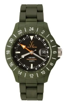 Reloj de juguete unisex para hombre y mujer Hunter verde jet lag plástico 40 mm reloj Foto 1 de 3
