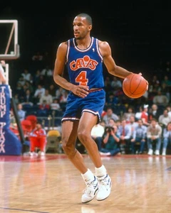 Ron Harper Action Cleveland Cavaliers 8x10 Vintage NBA Basketball Photo - Picture 1 of 1