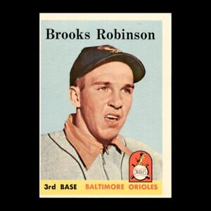 Brooks Robinson 1958 Topps Set #307 EX-EXMINT *GM HOF LEGEND AMAZING CONDITION 1
