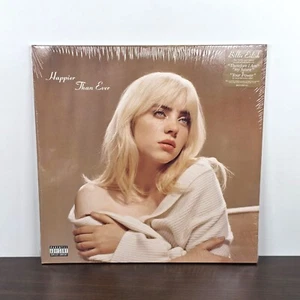 Billie Eilish HAPPIER THAN EVER Exclusive 2LP MULTICOLOR Recycled Vinyl - SEALED - Picture 1 of 4