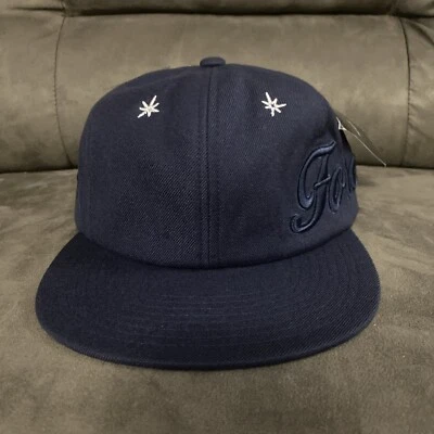 NUEVO CON ETIQUETAS HUF 20th Anniversary Forever 6 Panel SnapBack Sombrero Azul Marino Foto 1 de 4