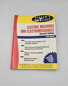Schaums Outline of Electric Machines & Electromechanics by Syed Nasar NEW - Imagen 1 de 7