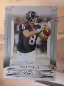 2009 Playoff Prestige Football #39 - Matt Schaub - Houston Texans (96530) - Picture 1 of 2