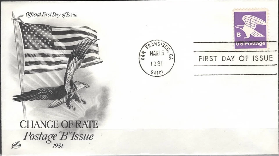 US Scott #1818, Art Craft Cachet First Day Cover - Image 1 of 1