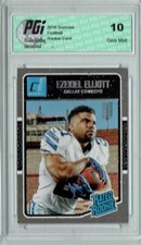 Ezekiel Elliott 2016 Donruss Rated Rookie #368 SP Rookie Card PGI 10