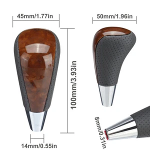 Peach Wood Gear Shift Knob For Lexus ES300 2003-2003 For Toyota Corolla 05-11 - Picture 1 of 16