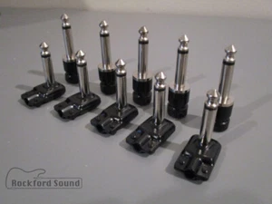 Juegos de enchufes de cable de conexión Squareplug SP500BK y SPS5BK - 1/4" ángulo recto a recto - Imagen 1 de 20