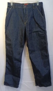 Vintage Tommy Hilfiger Red Label Carpenters Jeans Size 32x32 Dark Blue - Picture 1 of 16