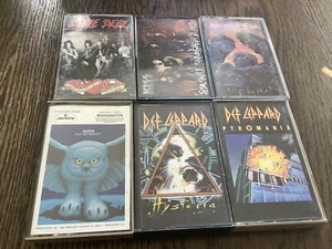 Def Leppard Kiss Sleeve Been Rush Britney Fox Used Cassettes 80s Free USA Ship - Picture 1 of 5